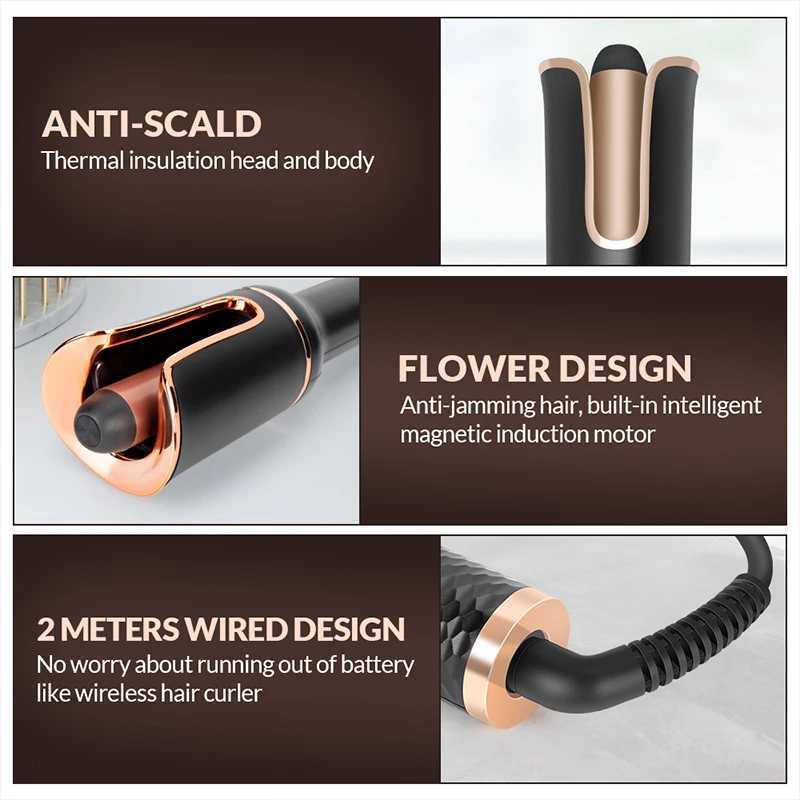 Automatically Hair Curler Automatic Looper Crimping Curl Tool Ringlet Loop Roller Electric Curly Waver Iron Wave Roll FerroT251210