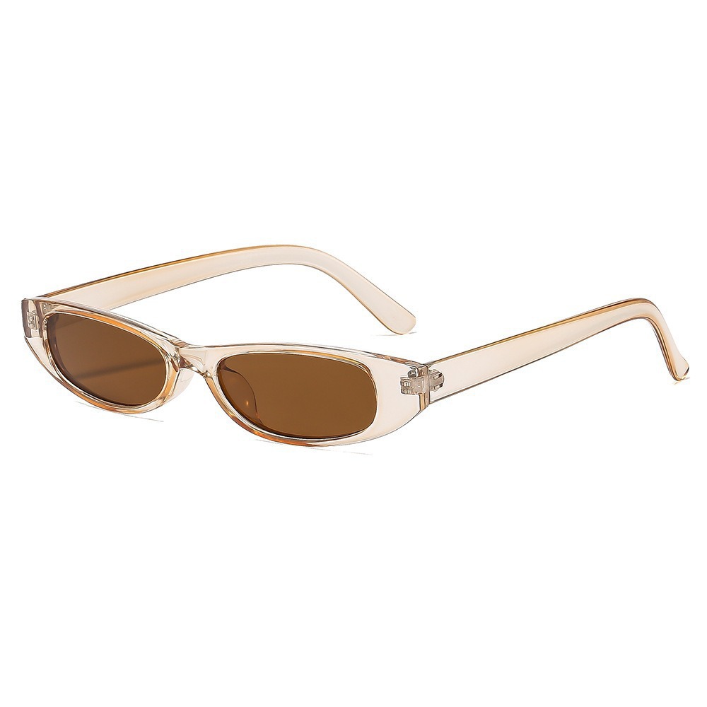 Cross-border New Arrivals: Retro-Style Small-Frame Sunglasses for Men Fashionable and Unique, Trendy and Edgy Candy-Colored Frames with a Hot Girl Vib