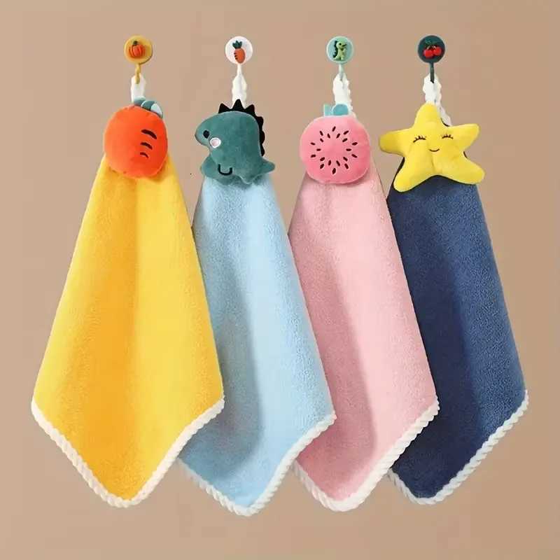 2PCS Cute Microfiber Hand Towels for Kids- Absorbent Fingertip Towels Soft for Infants Perfect for Bathroom Use at Home C251210