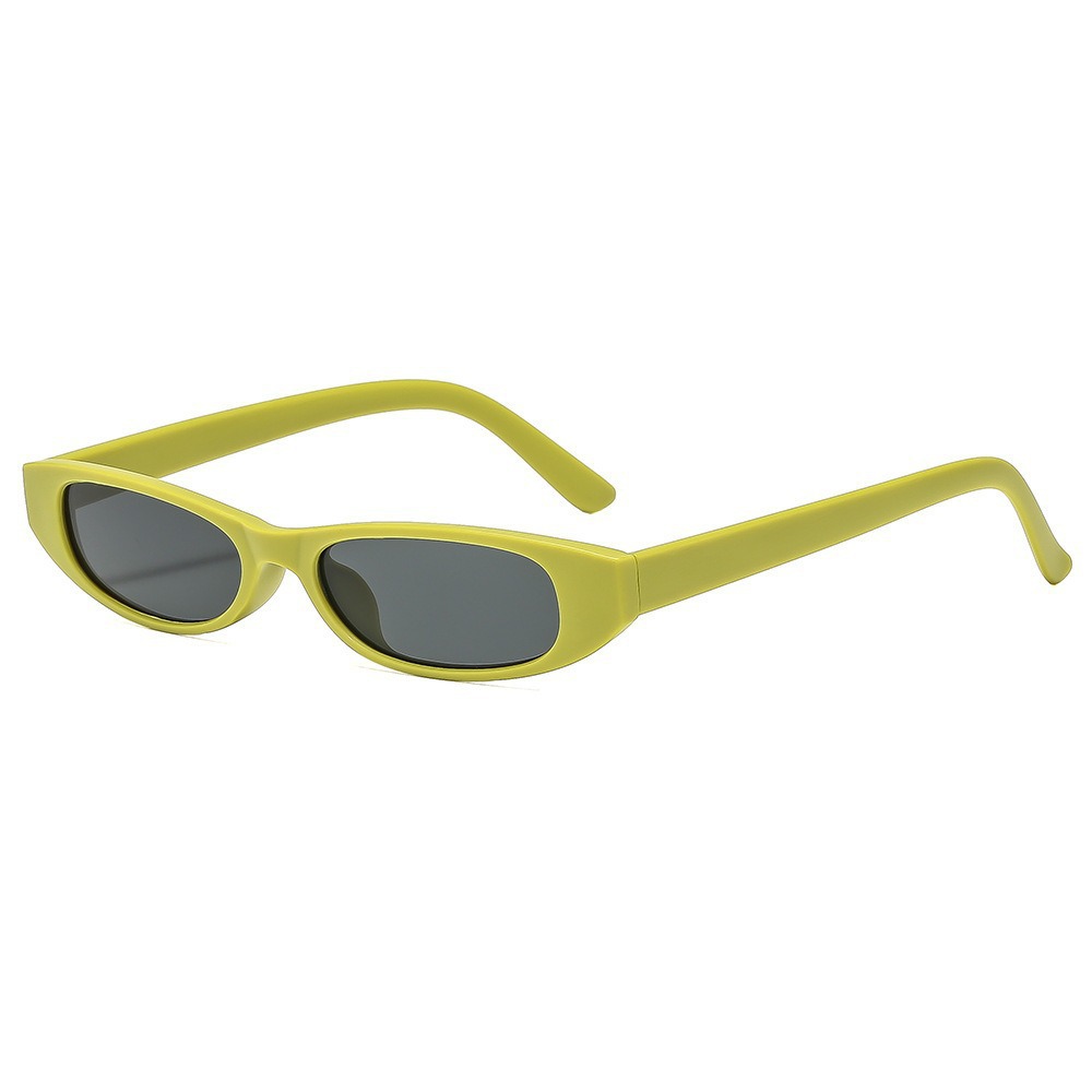 Cross-border New Arrivals: Retro-Style Small-Frame Sunglasses for Men Fashionable and Unique, Trendy and Edgy Candy-Colored Frames with a Hot Girl Vib