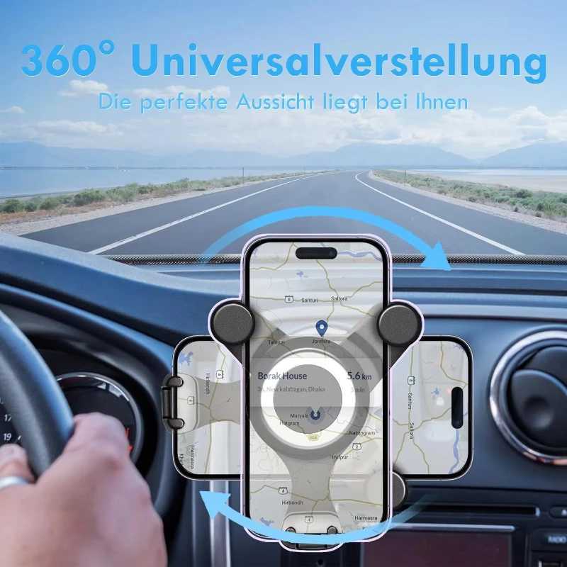 Car Round Air Outlet Holder for Your Mobile Phone for Benz A B C E S Class Gla Glc Gle Gls AMG W205 W213 E200 W247 A250 C251210