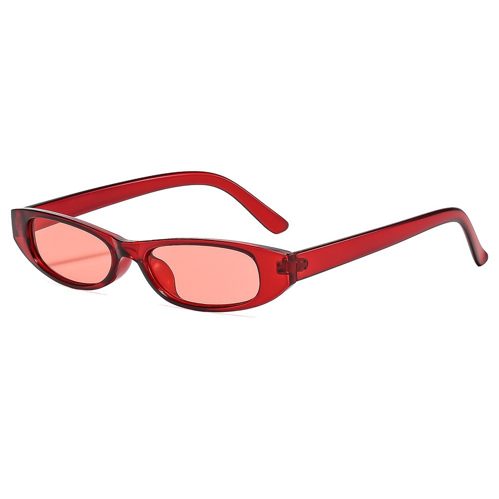 Cross-border New Arrivals: Retro-Style Small-Frame Sunglasses for Men Fashionable and Unique, Trendy and Edgy Candy-Colored Frames with a Hot Girl Vib