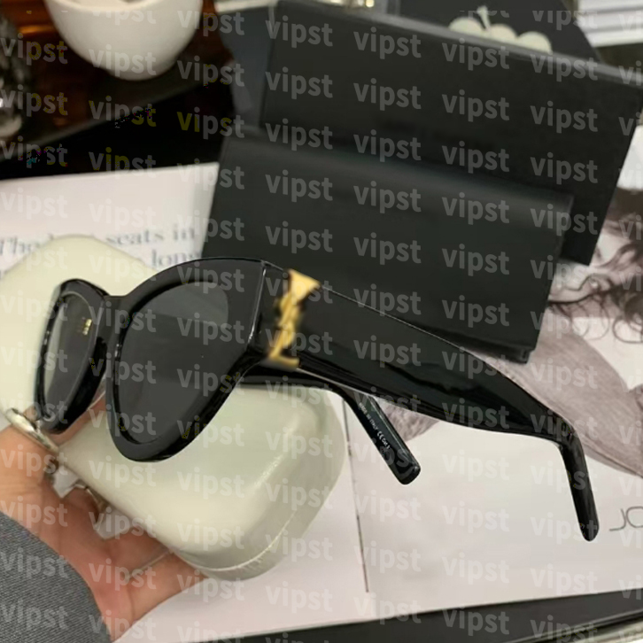 Luxury Sunglasses for Women and Men Designer Glasses Classic Cat Eye Narrow Frame Butterfly Eyeglasses With Box