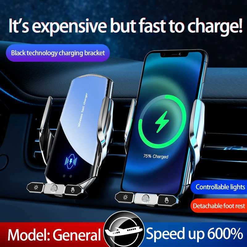Car Wireless Charger Magnetic Autatic Infrared Induction Fast Charging For iPhone Car Mount Phone Holder C251210