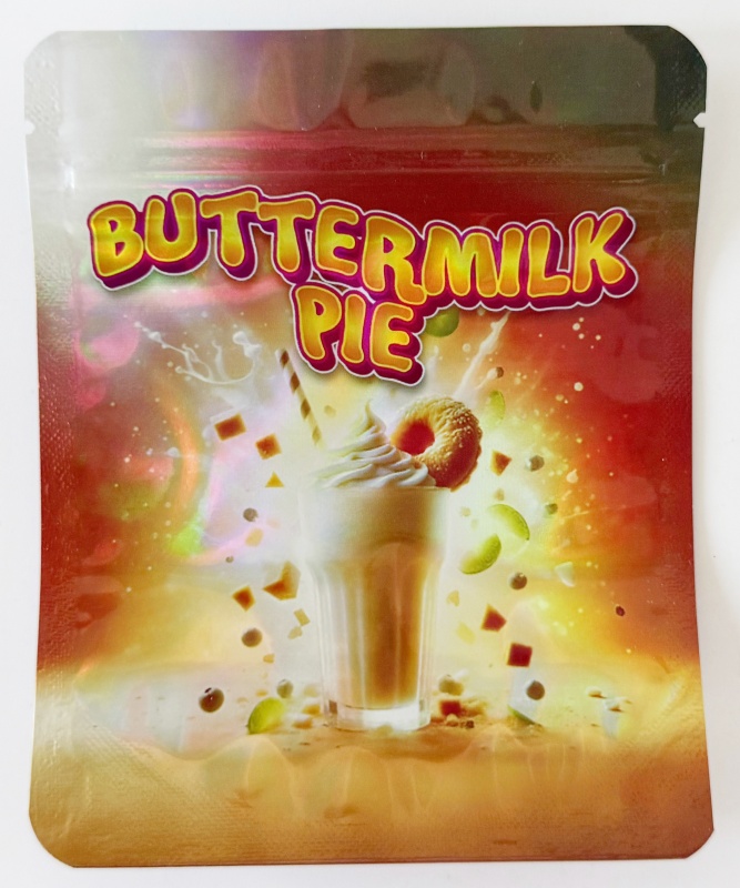 empty mylar bag 3 5 holographic smell proof zipper pouch food storagepackaging stand up foil pack custom