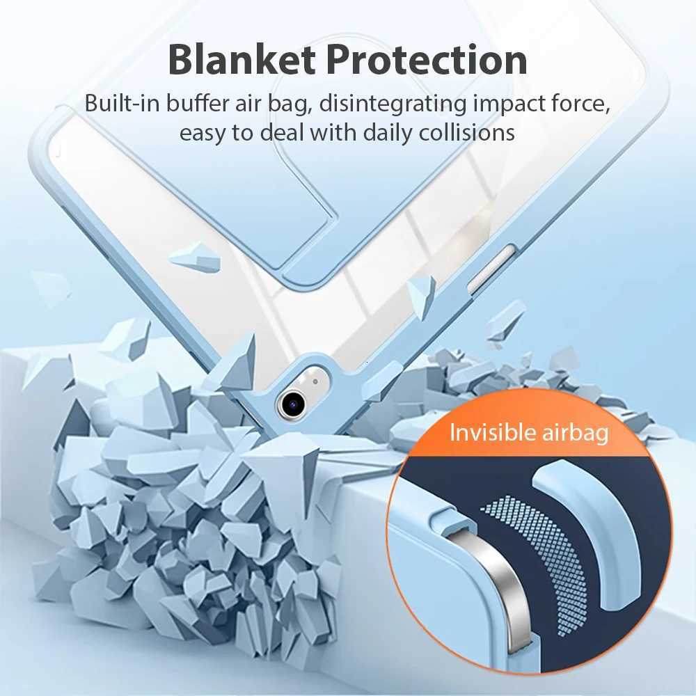 360 Rotation Magnetic Case For iPad Pro Air 13 11 5 4 M3 M4 2025 129 12 9 Case Funda For iPad 9th 8th 7th 102 Mini 6 7 Cover H251210