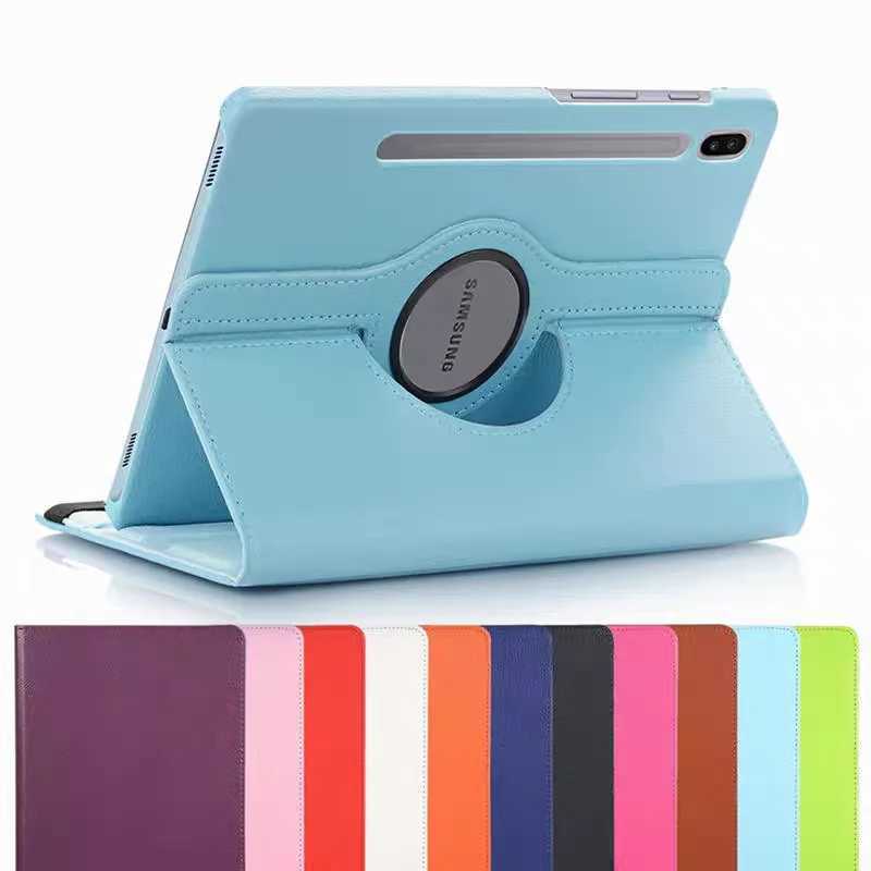 360 Rotation For Tab Case S7 S8 S9 Plus tra FE A9 A8 105 inch A7 S6 Lite S7fe Tablet Case Stand Leather Back Cover H251210