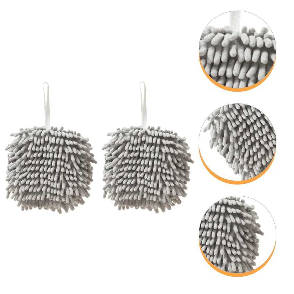 2pcs Hand Drying Chenille Hand Towels Quick Dry Bathroom Kitchen Kids Adult Use Portable Washable Soft Decorative Towels C251210