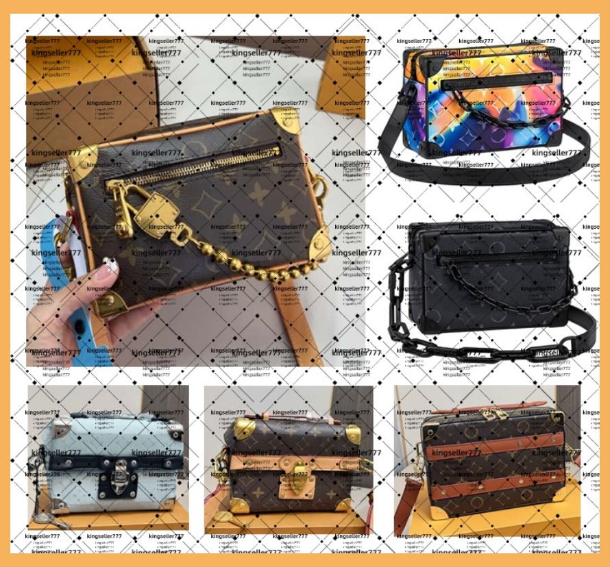 Designer fashion NEW MINI SOFT TRUNK Box cosmetic bag Shoulder Bag Classical Style Ladies Handbag Wallet Ladies' square tote bag wallet B0022