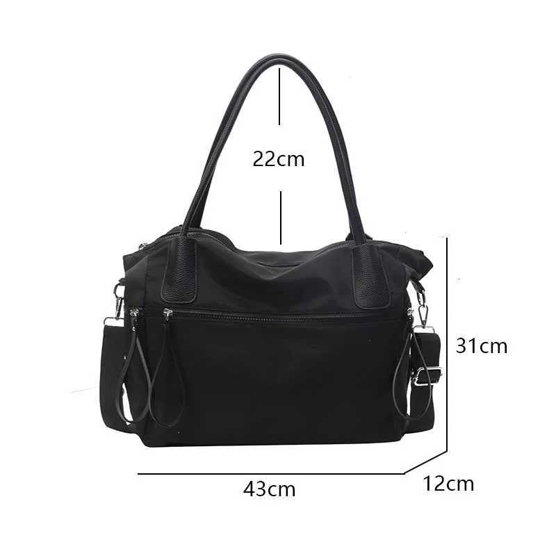 Vintage Nyl Wen Shoder Bag Large Capacity Waterproof Shoder Bag Daily Cmuting Handbag Travel Totes Bags Fem Purses Y251209