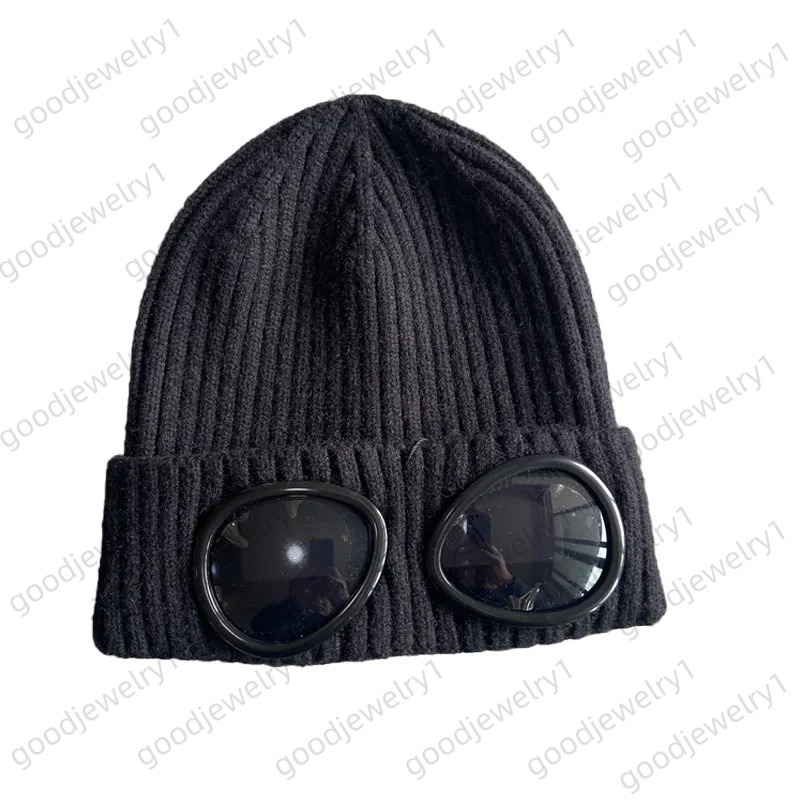bonnet mens hat two lens Caps winter knitted c p companys hats Goggles Glasses men caps Beanies Skull Caps Outdoor Women Unisex Black Grey cpcompanyyyy hat 2d3 030