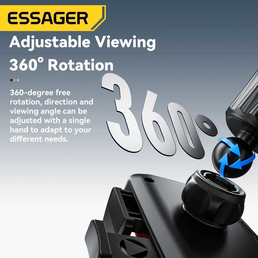 Essager Air Vent Phone Holder Mount Hands- Universal Cell Phone Mounts 360 Rotation for iPhone 16 15 C251210