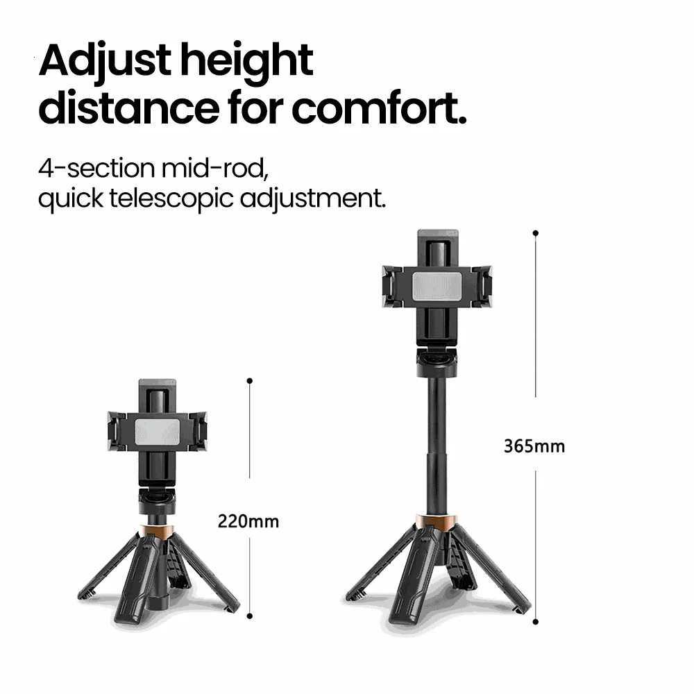 Mini Selfie Stick Wireless Portable Telescopic Mtifunctional Phone Holder Tripod Extendable For iPhone Video C251210