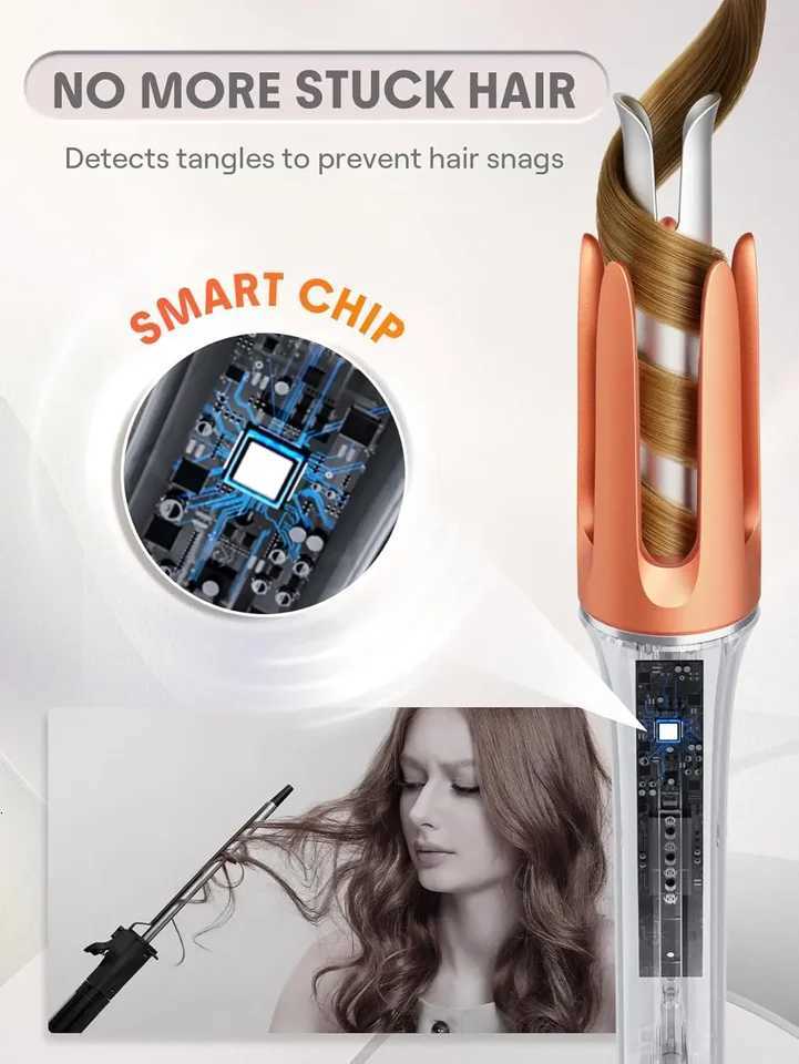 Automatic Curling Iron 32 mm Big Roll Anion Ceramic Hair Curler 4-Speed Adjustable Fast Heating Fashion Styling ToolsT251210