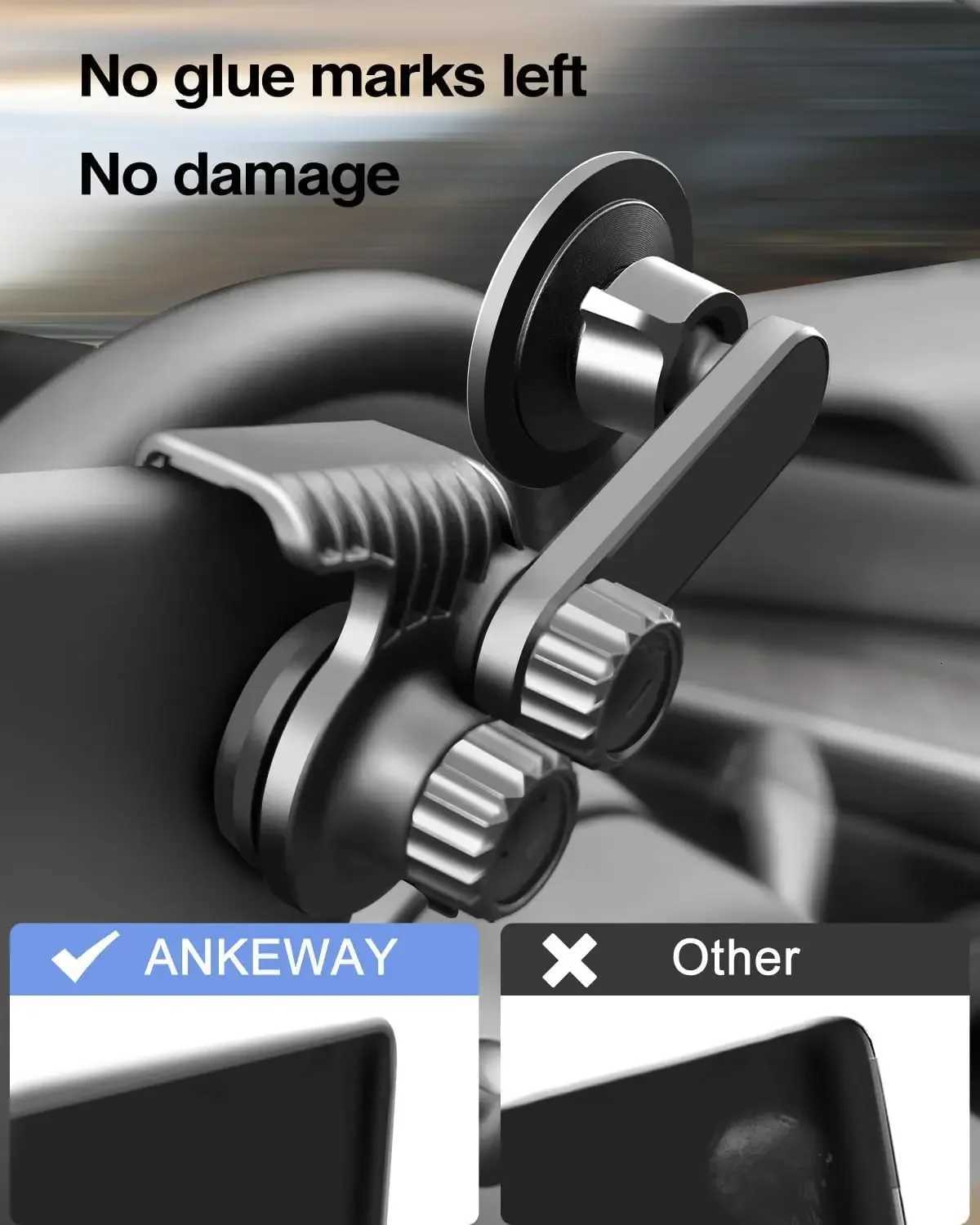 TEEQ Car Phone Holder for Tesla Model 3 Y Highland Mount Adjustable Magnetic Phone Holder Car Sn Side Phone port Frame C251210