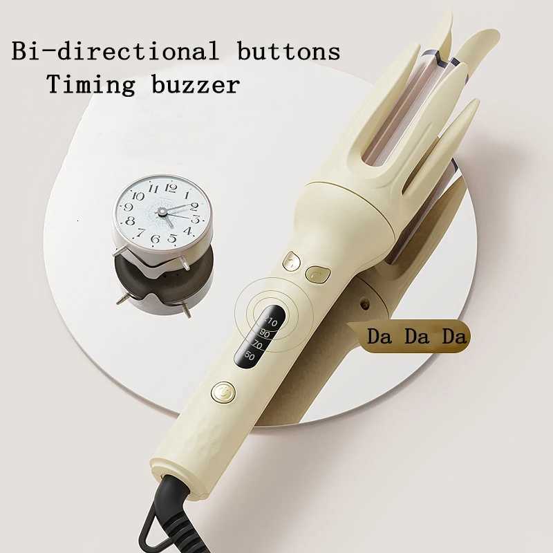 Automatic curling iron 28 mm barrel 4 temperature modes negative ion generator smart timer and sensorUS PlugsT251210