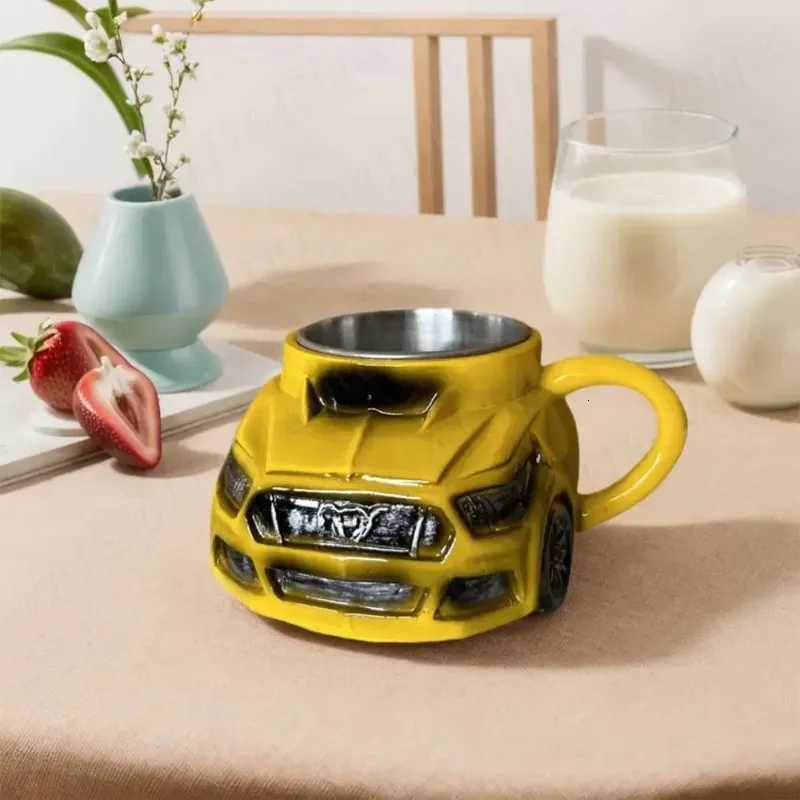 New Car Shaped Coffee Mug Creative Coffee Cup Tea Cup Gifts Novelty Drinkware for Men Boyfriend Dad Husband Car Lovers C251210