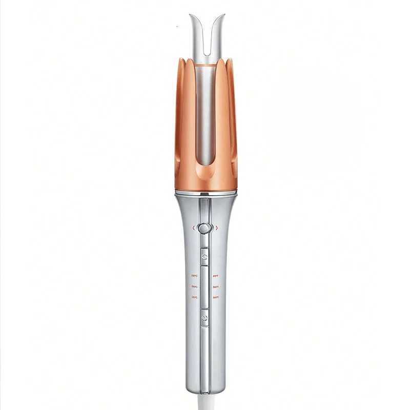 Portable 25mm Auto Rotating Ceramic Hair Curler Fast Heating and Temperature Display LED PTC Electric Hair IronT251210