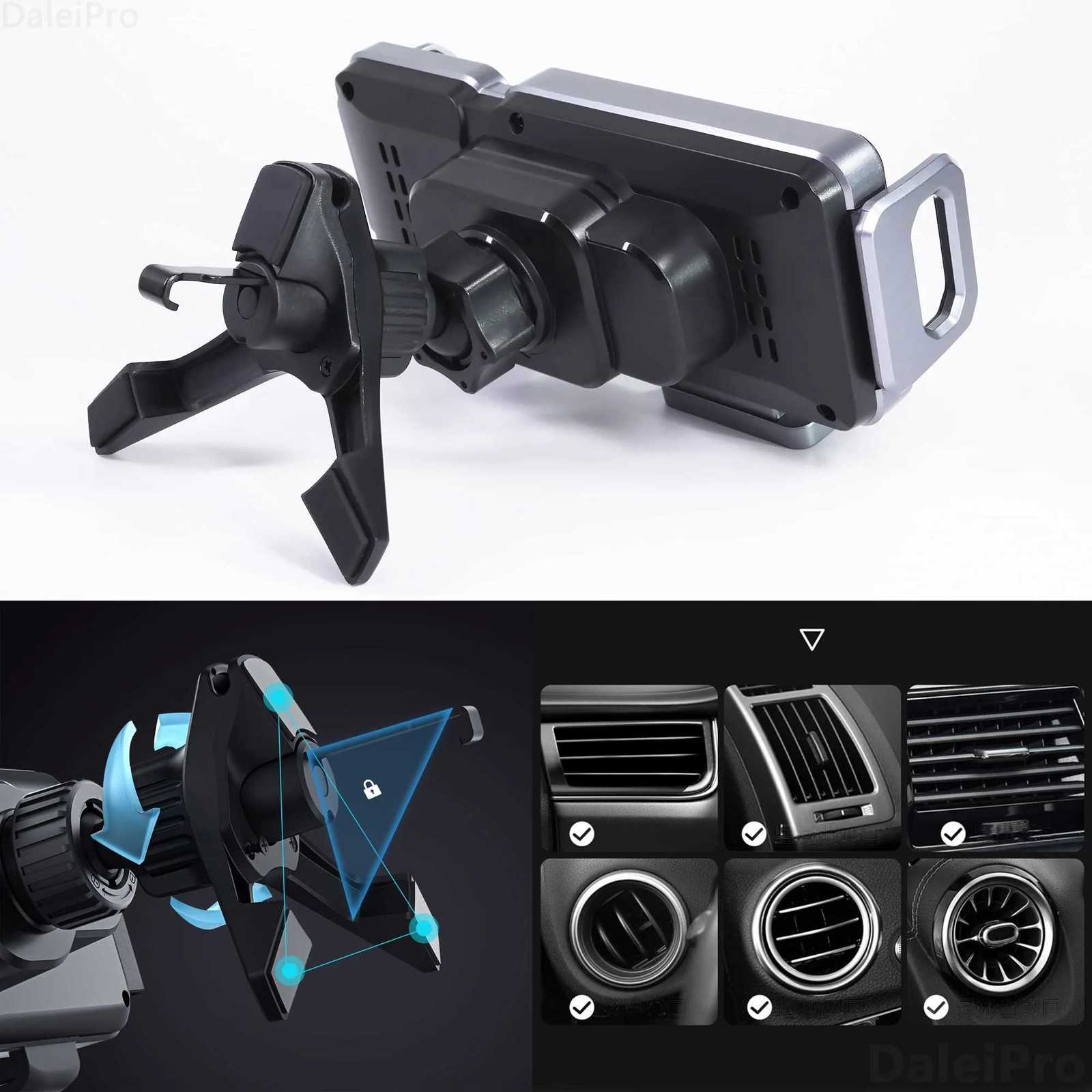 Dual Coil Foldable Phone Holder Car Wireless Charger Universal Car Phone Mount Fast Charging For iPhone Z Fold C251210