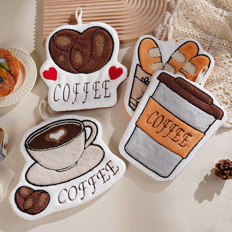 Bathroom Hand Cloth Cartoon Hand Towels Hand Towel Absorbent Hand Cloth Hand Towel For Kitchen Convenient Hanging Towel For Hand C251210