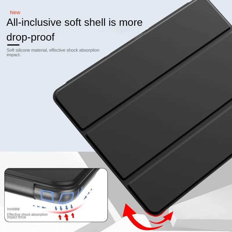 For Galaxy Tab S11 11 inch 2025 Case Magnetic Folding PU Stand Soft TPU Back Cover 5G SM-X730/SM-X736 11 Tablet Cases H251210