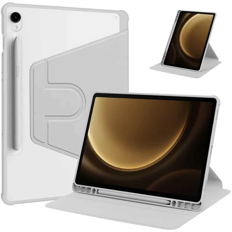 Funda For Galaxy Tab S10 Lite Case with Pen Holder 360 Rotating Acrylic Clear Hard Tablet For Galaxy Tab S10 Lite Cover H251210