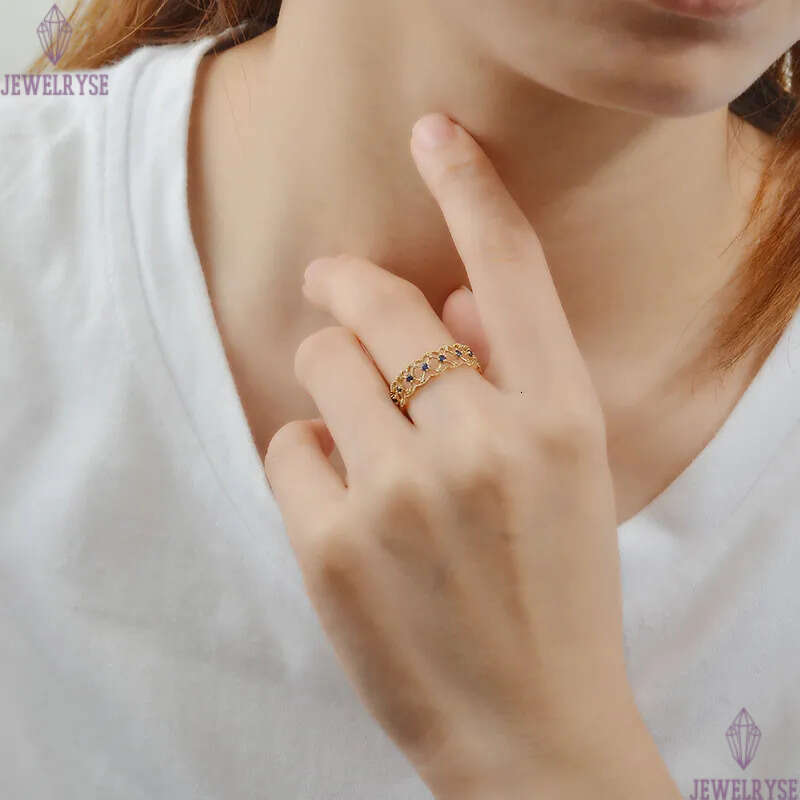 fashion lace hollow cross designer for women 18k gold retro vintage luxury cz zircon red blue green stone rhombus designs rings jewelry gift size ajus