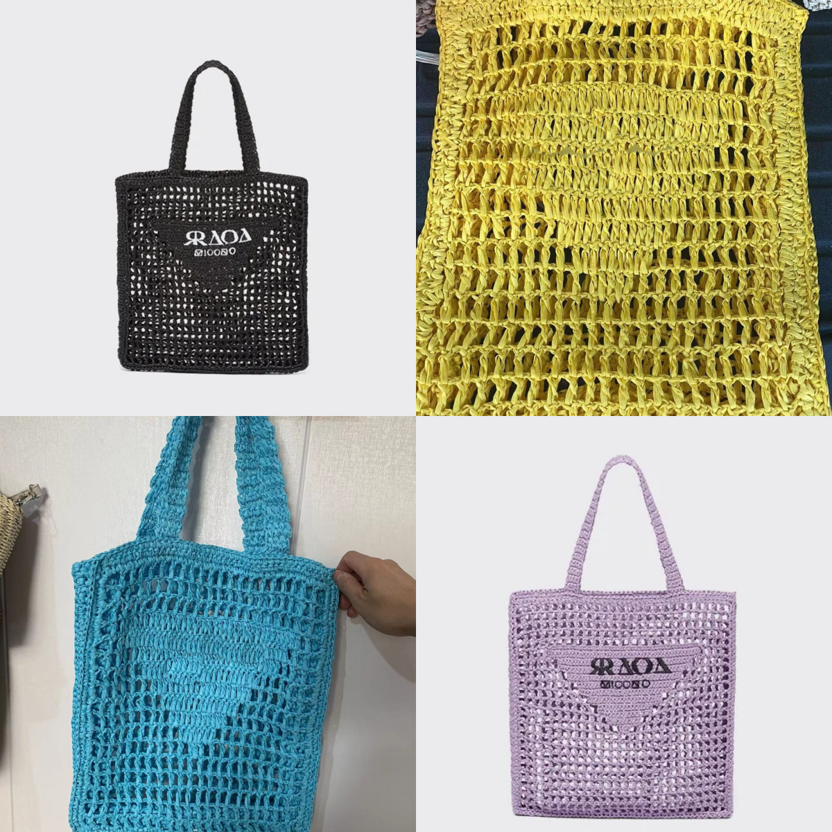 Designer bag Tote Bag Shoulder Bag Market Bag Open Simple Woven Shoulder Bag Commuter Bag Summer Beach Tote Vacation Woven Bag Resort Beach Bag Beach Trip