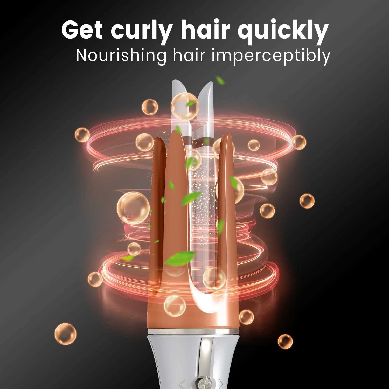 Automatic Curling Iron Large Curl Negative Ion Hair Styling Tool for Women Damage Free Hair Curling Wand Big Wave HairT251210