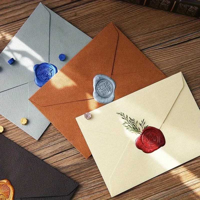 20 Pieces/Pack of Vintage Western Envelopes Wedding Party Invitation Greeting Cards Gift Envelopes H251210