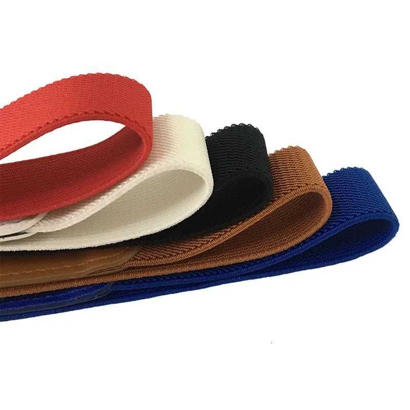 Luxury Korean Style Minimally Designed Leaf Buckle Waistband Elastic Waistband Versatile Dress Style Cinched Waist Belt Y251210