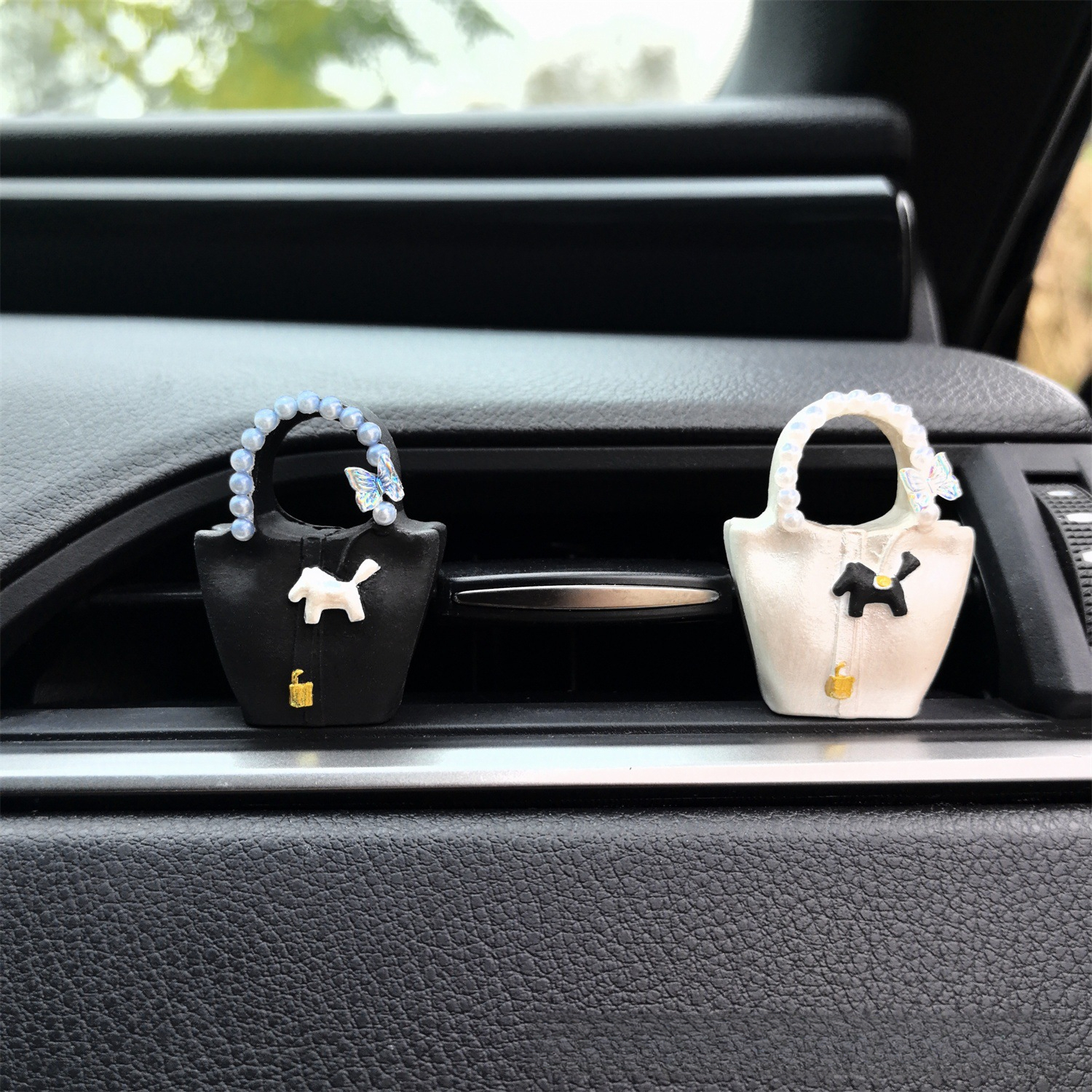 Air Vent Cute Plaster Ornament Colorful Pony Fragrance Car Accessories