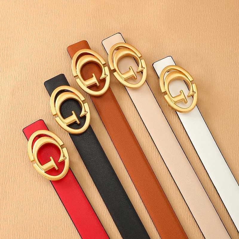 Luxury 2025 New Thin 25mm Luxury Brand Famous belt Designer Fashion Reversible Women Belt Ladies Girdle Leather dress Belt for women Y251210