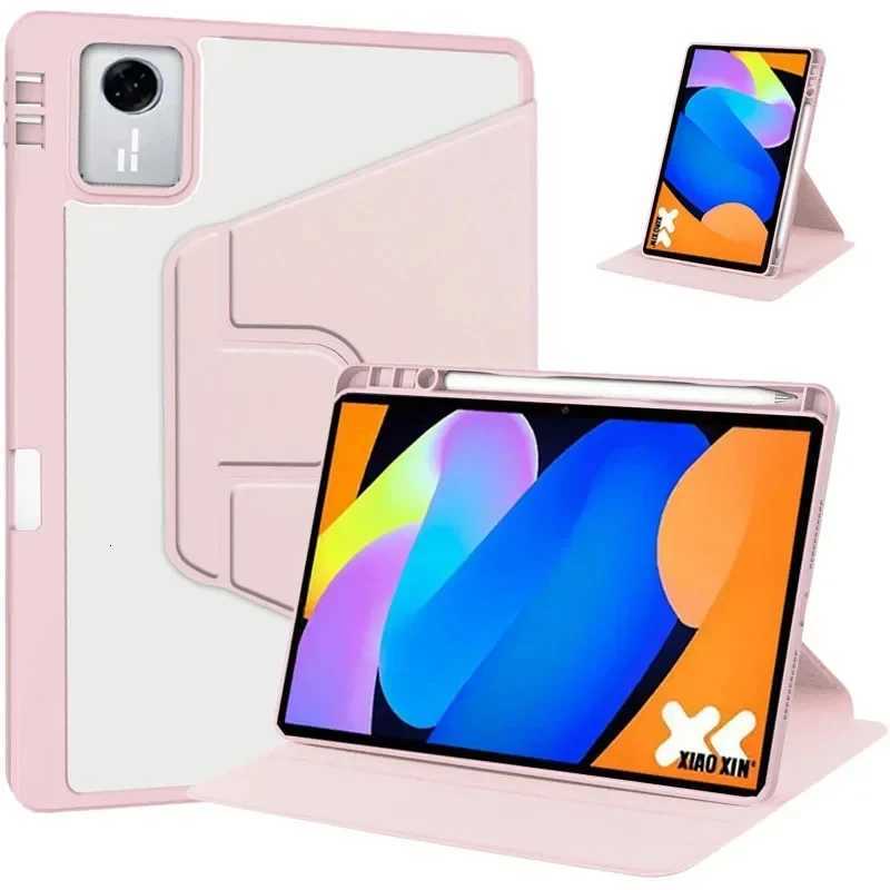 For Idea Tab 11 Case with Pencil Holder 360 Rotating Acrylic Stand Tablet Cover For Idea Tab 11 tb336fu tb336zu Case H251210