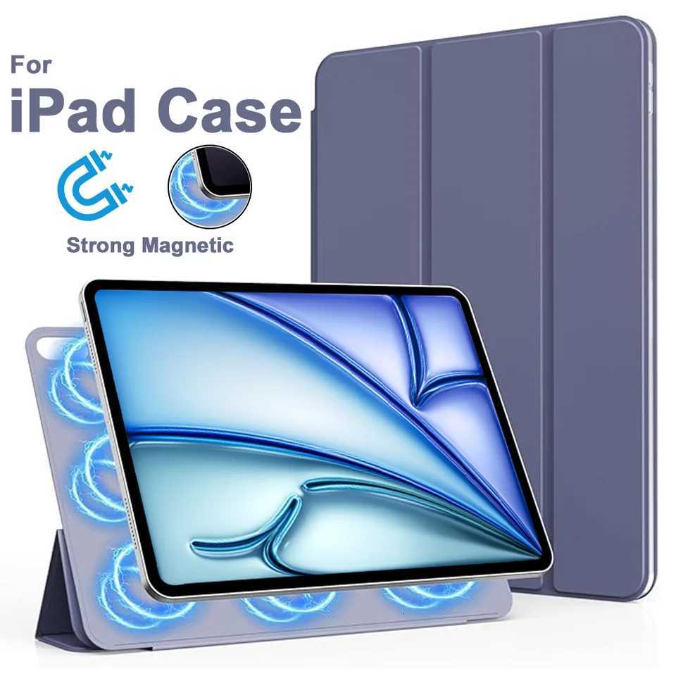 For iPad Magnetic Case For iPad Pro Air 13 11 5 4 M3 M4 A16 2025 129 10th 109 Generation Funda For iPad 9th 102 Mini 6 Cover H251210