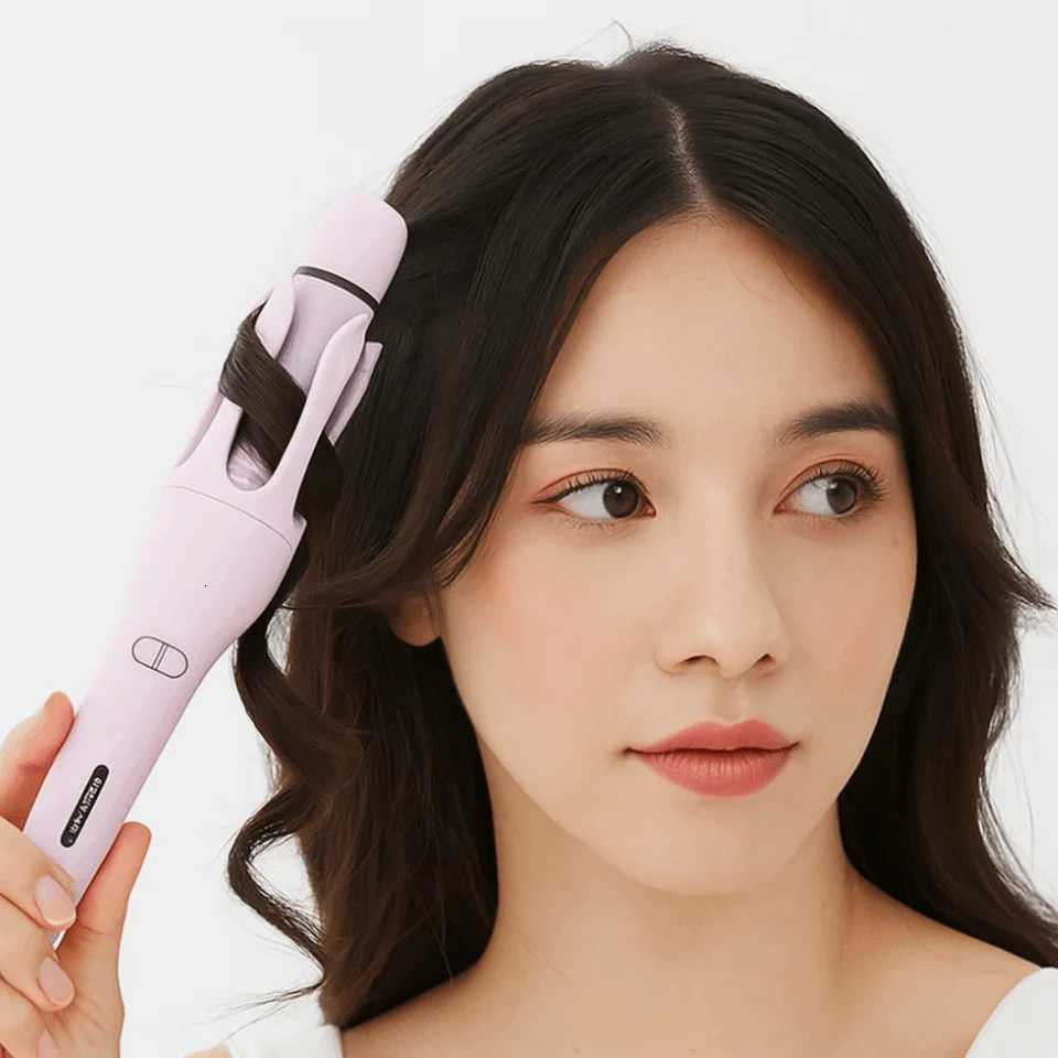 Portable Design 2-in-1 Waver Hair Curling Iron Anti-Tangle Technology Straightening And Curling Automatic Rotating Hair CurlerT251210