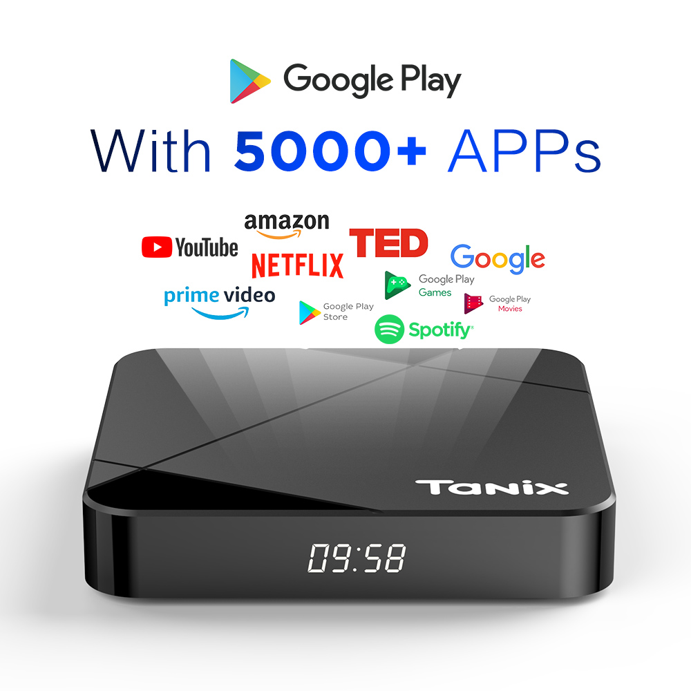 Tanix TX5 TV Box Amlogic S905Y5 Android 14 Smart TV Box 2.4G 5G Wifi6 Support 4K 60fps HDR10 BT Set Top Box Media Player