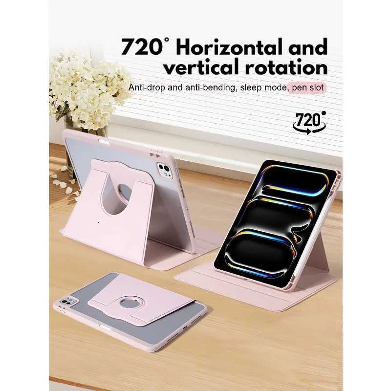 For iPad Case IPad Air 4 5 6 Pro 4 5 97in 105in 11in Protective case For 10th 11th Gen 129in 720 Rotating Fold Tablet Cover H251210