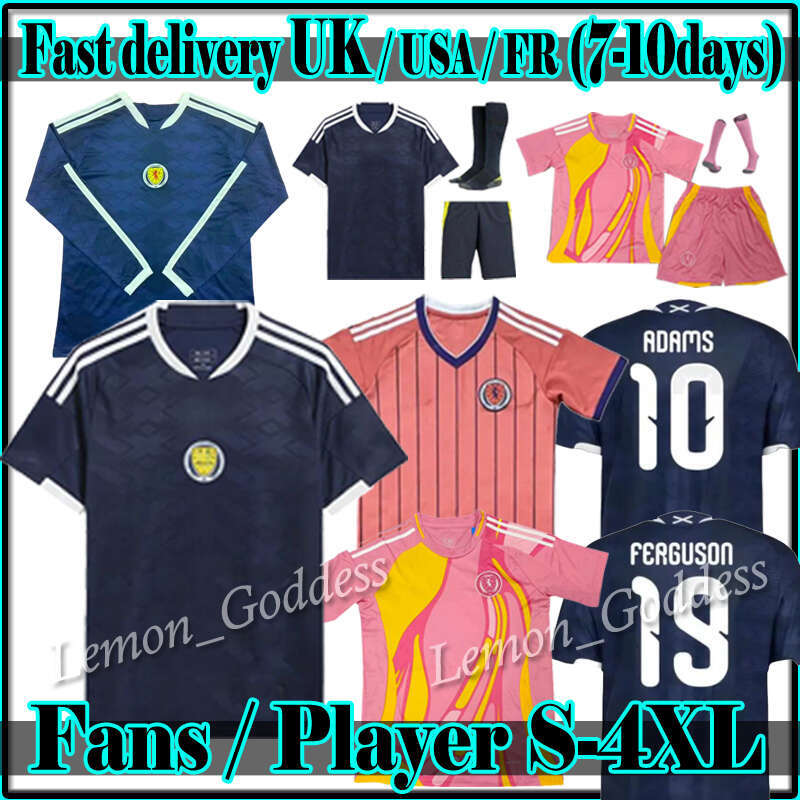 S-4XL 2026 scotland football shirt Soccer Jerseys 2026 2027 ROBERTSON McTominay McGREGOR SHANKLAND MCGREGOR Homemaillot de Foot men kids kits unifrom pink 150TH