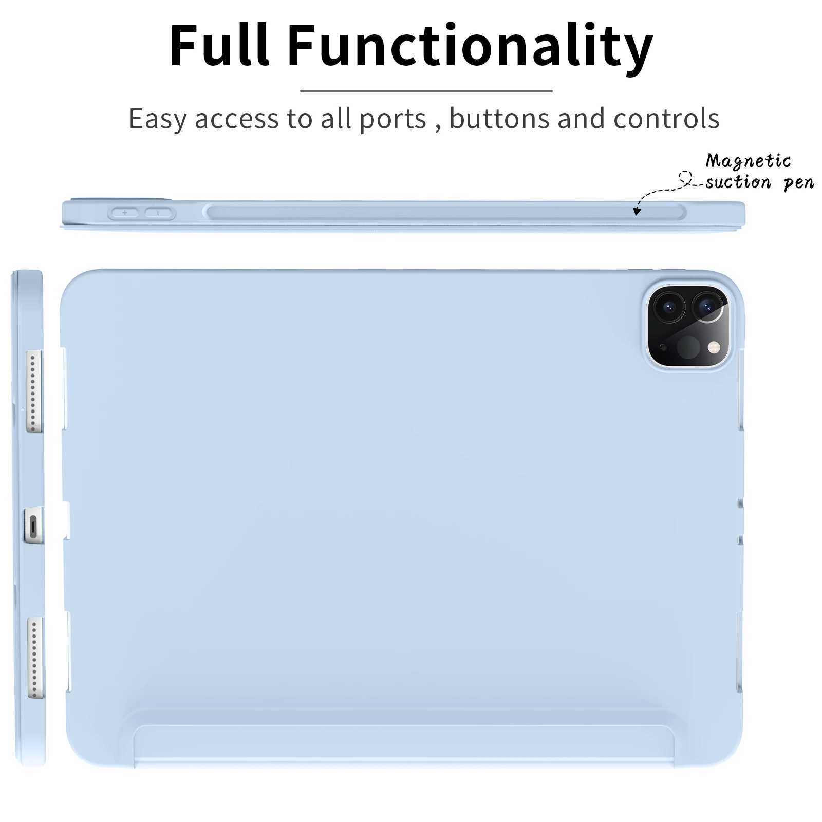 For iPad mini Air Pro 79 83 97 102 109 11 129 13 A16 5th 6th 7th 8th 9th 10th 11th Generation Magnetic Flip Smart Cover H251210