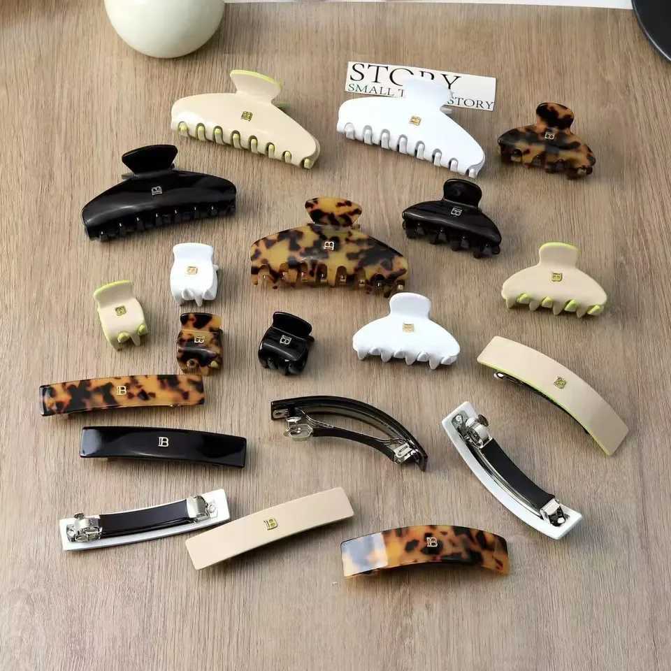 Solid-color Cl Hair Clips Unique and casual summer family style Acetate handmade High-quty Fashion-tren Y251210