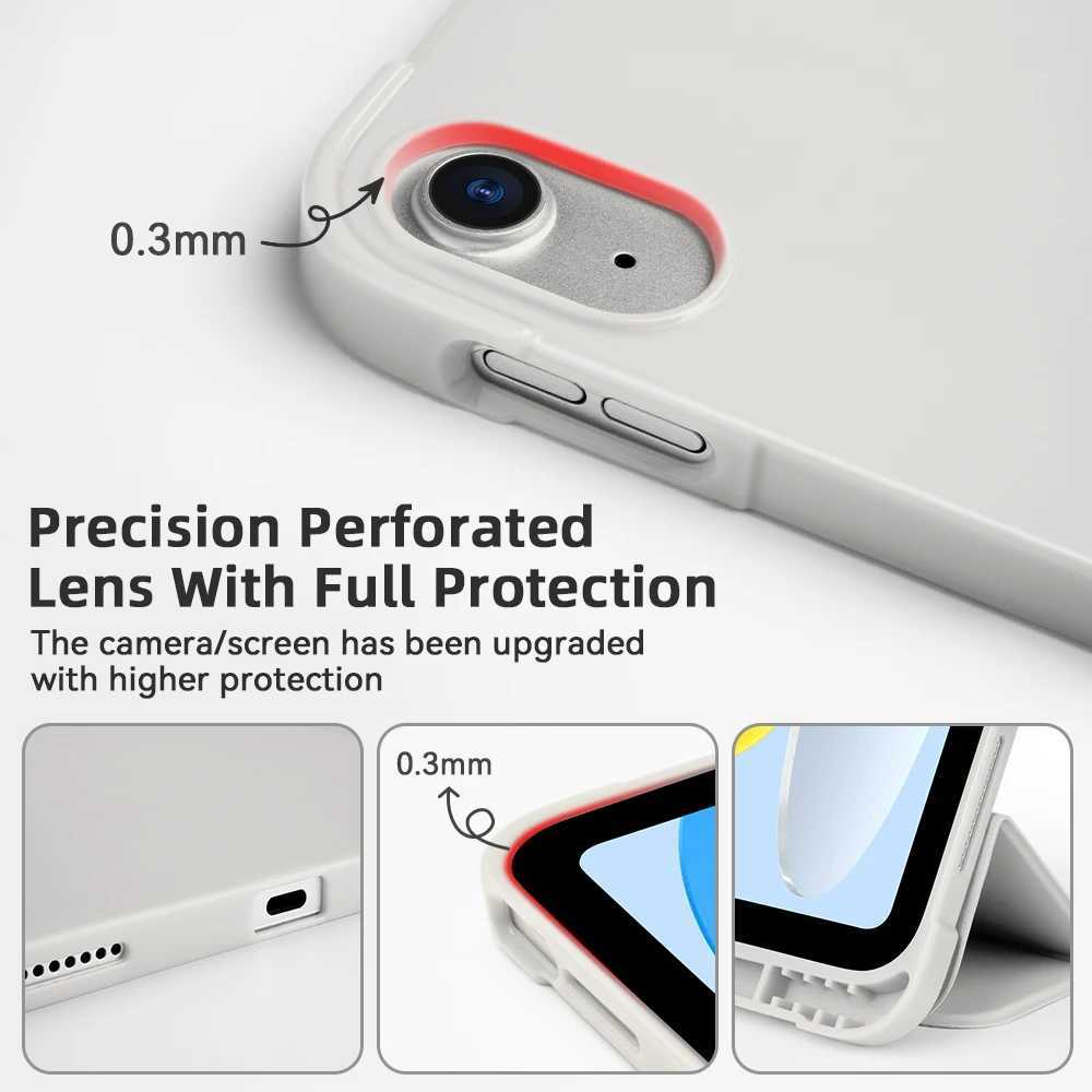 For iPad Mini 6 7 iPad Pro 11 M4 iPad Air 11 M2/M3 10th A16 for Air 5/6/7/8 102 97 109 Shockpro Case with Side Pencil Holder H251210