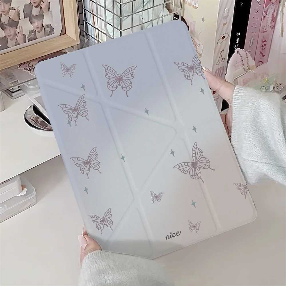 For iPad Pro 11 129 13 inch M2 M3 2025 A16 11th 10th Generation 109 Air 5 4 9th 8th 7th 102 Mini 6 Smart Case With Pen Holder H251210