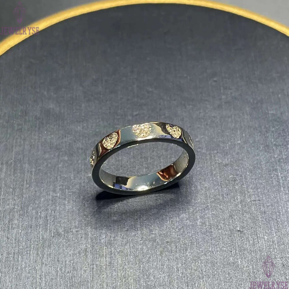 Love heart designer ring for women blue crystal green diamond lovely hearts sweet rings jewelry valentines day gift