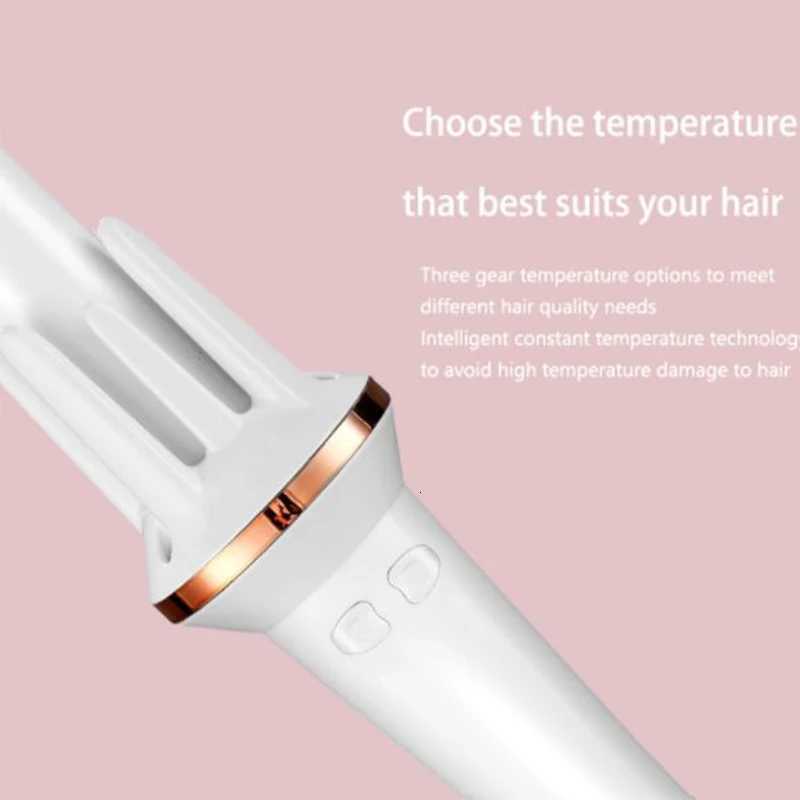 Portable ceramic electric curling iron PTC heating automatic rotating curling iron no damage hair styling toolT251210