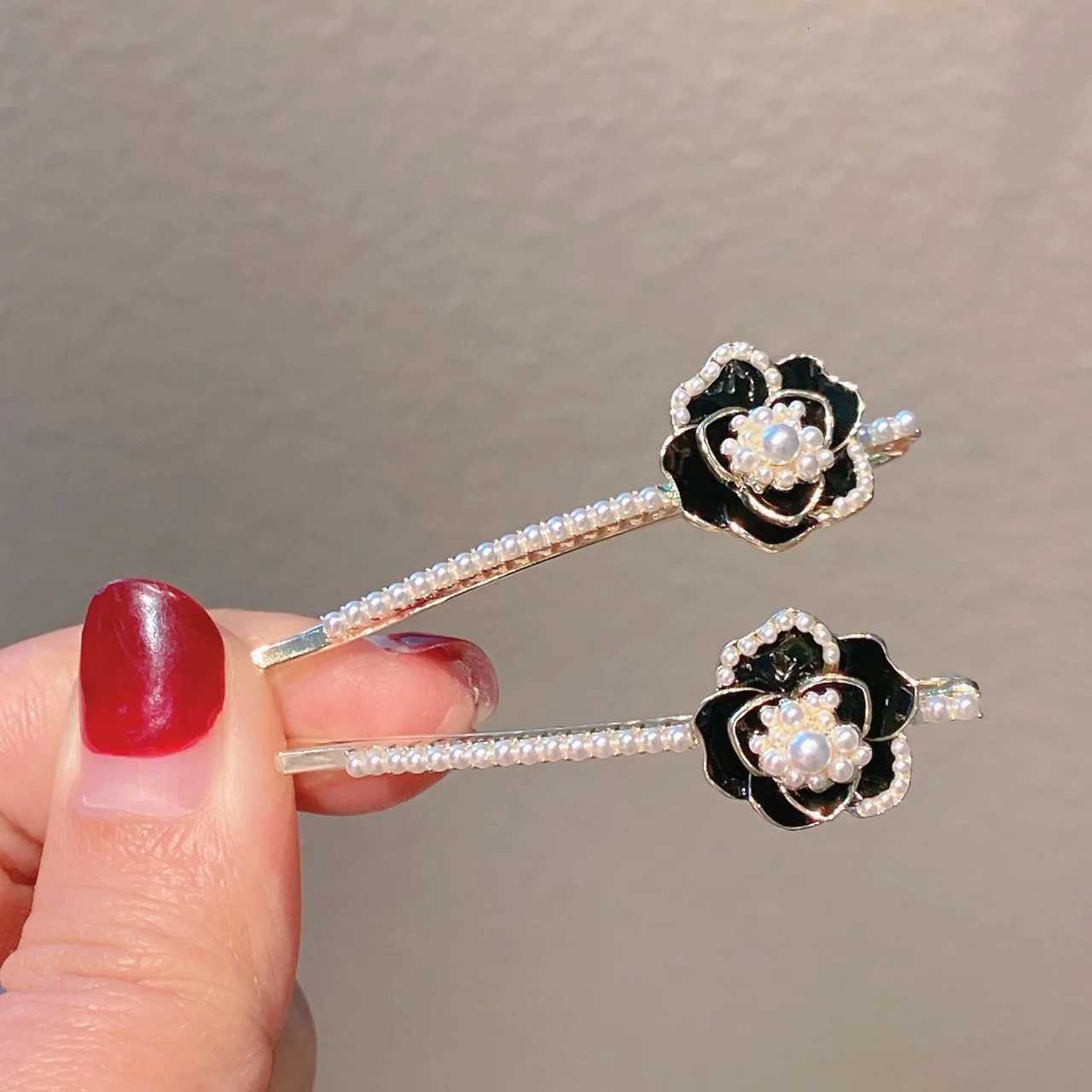 Luxury Wens jewelry lia pearl hair clips broken hair clip fashionable hair accory for wen Y251210