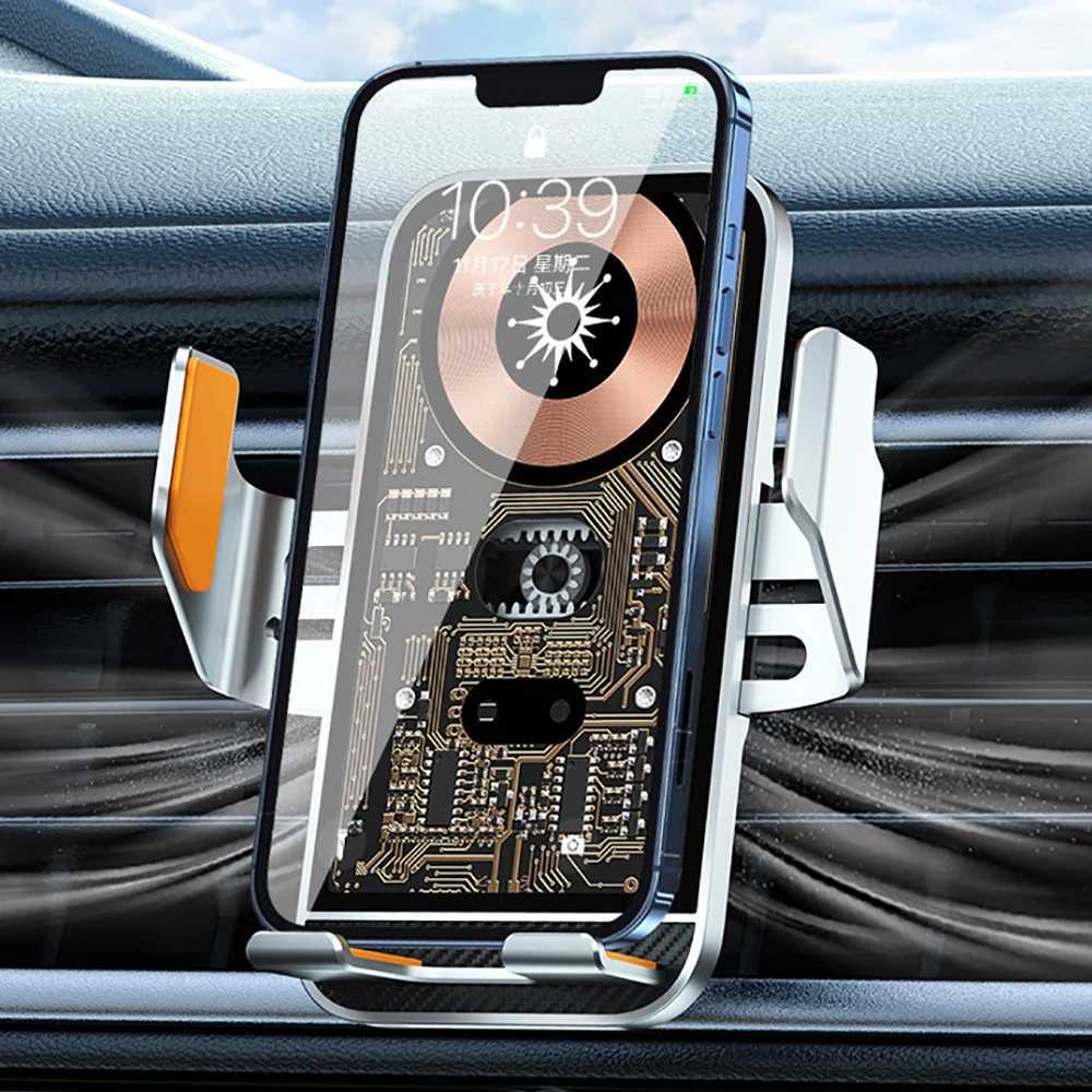 C10 Punk Wireless Charger 15W Phone Holder for Car for iPhone 14 13 12 11 X IR Sensing QI Quick Charger C251210