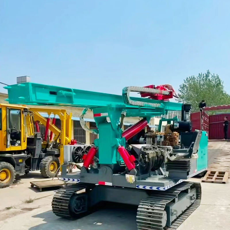 Leading Performance 2-6m Crawler DTH Piling Driver | Earth Screw Pile Machine Value Price