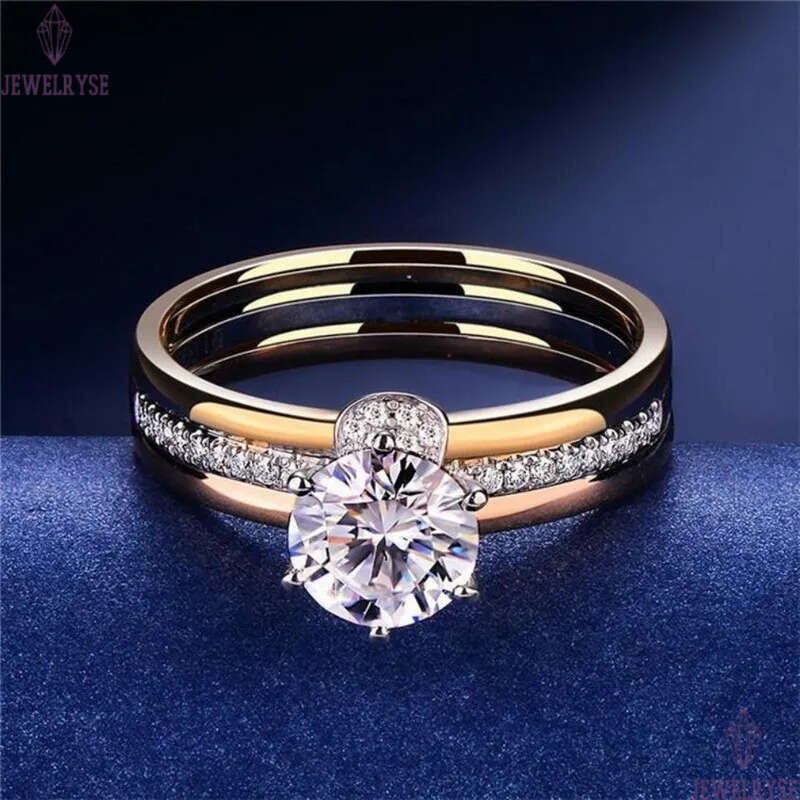 Hot Fashion Brand Designer Band Rings for Women 2 Colors Silver Shining Crystal Bling Diamond CZ Zircon Ring Party Wedding Jewelry