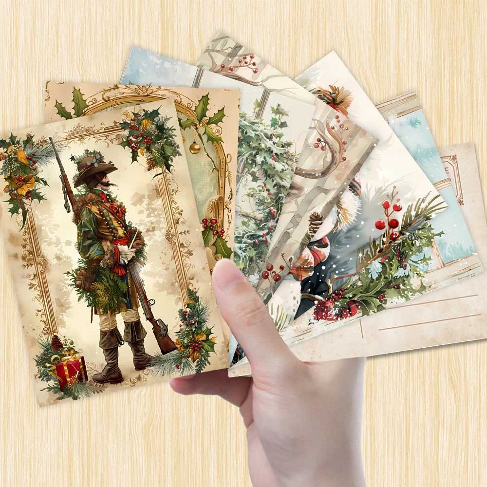 32pcs Vintage Christmas Postcards Halloween/Back-to-School Season/Birthday/Budget-Friendly Gifts Collectibles Mail-Ready H251210